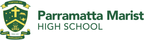 Crest parra marist horizontal web