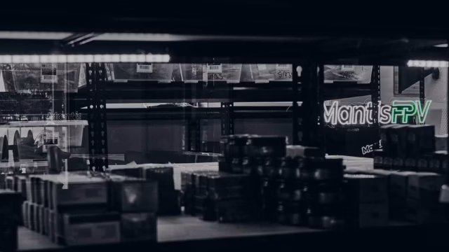 Shop warehouse with stock on shelves SkyMonkey